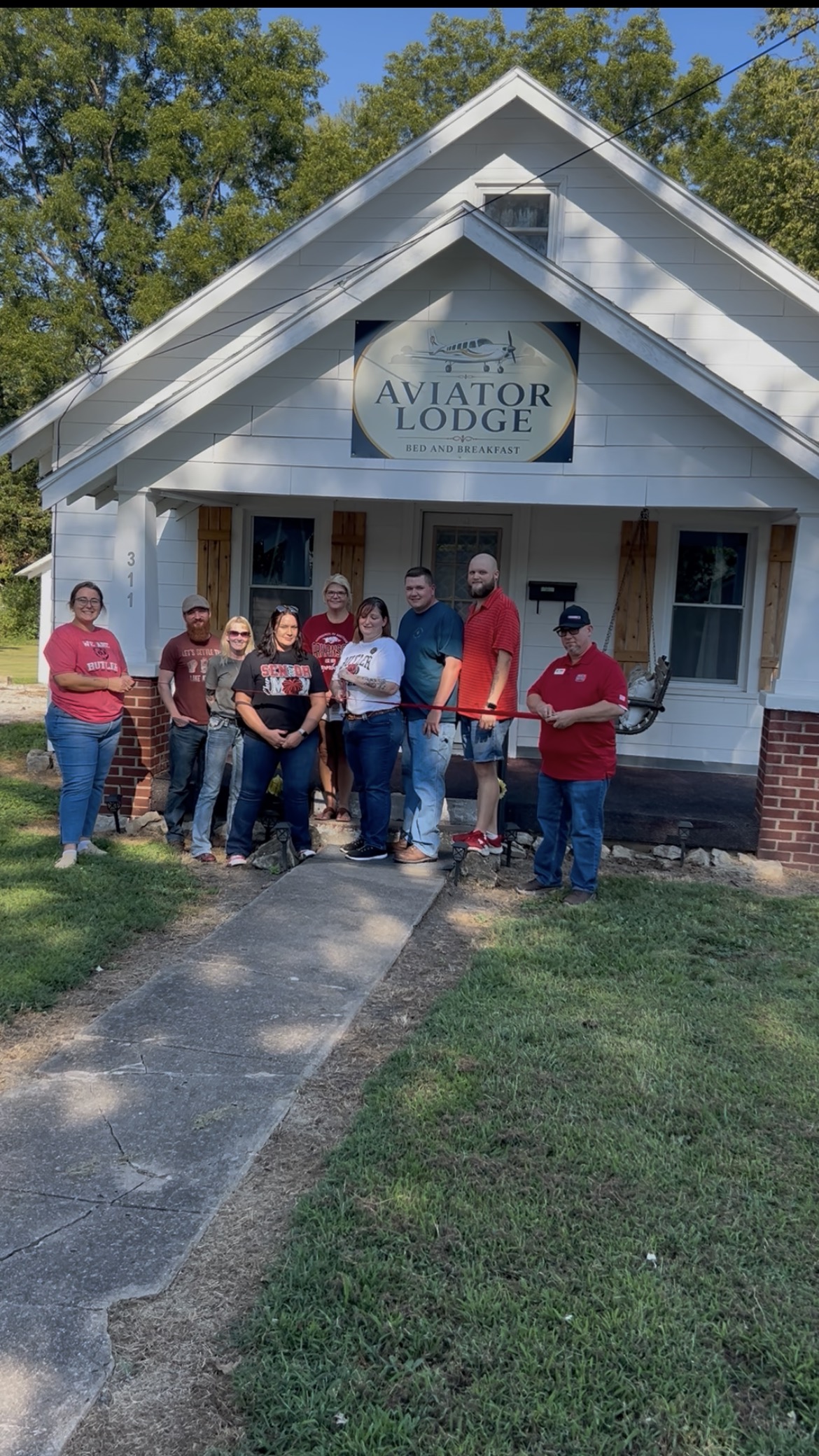 Ribbon Cutting: Welcome Aviator Lodge B&B